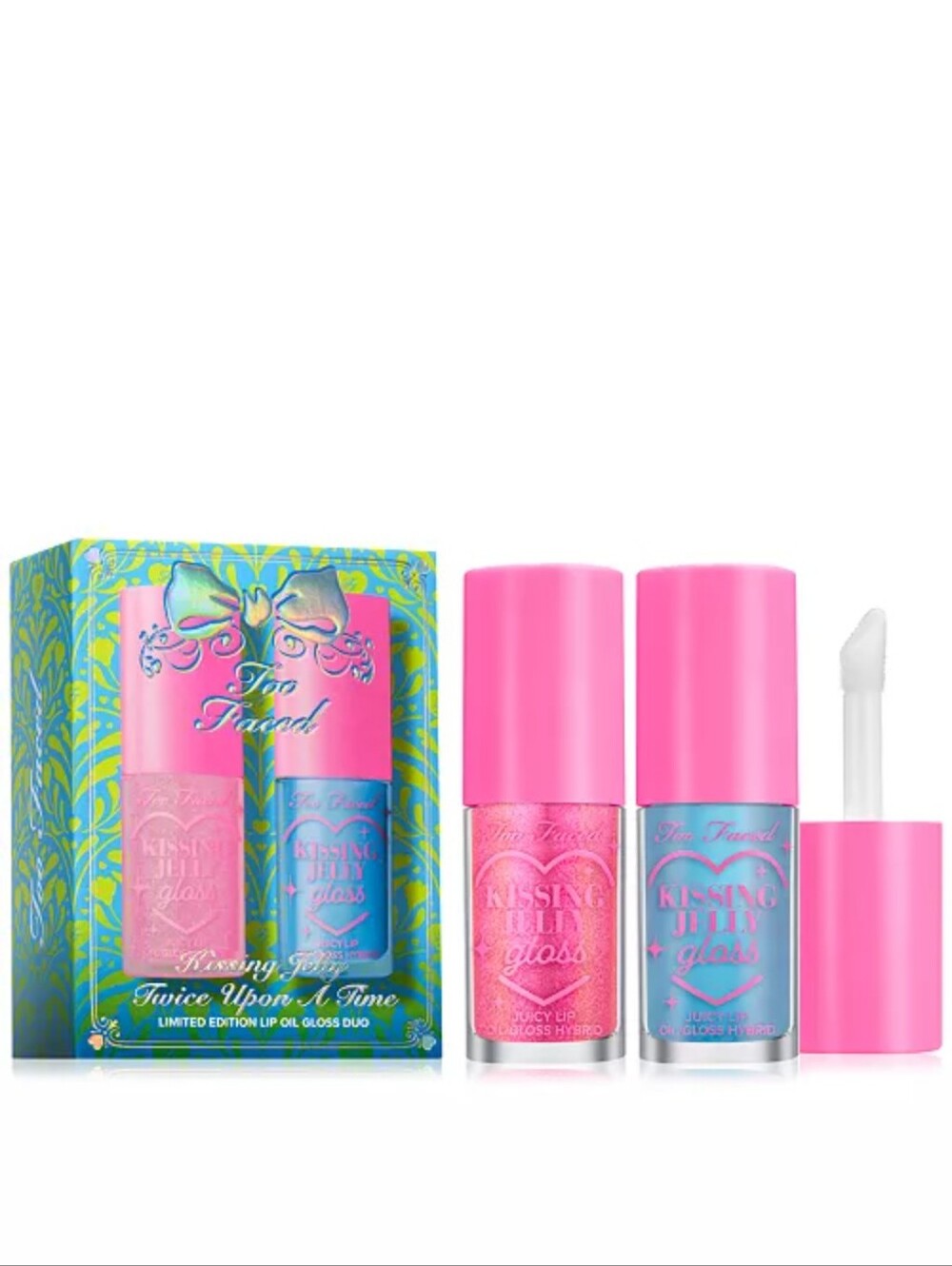 Too Faced 2-Pc. Kissing Jelly Limited-Edition Lip Oil Gloss Set Msrp $60